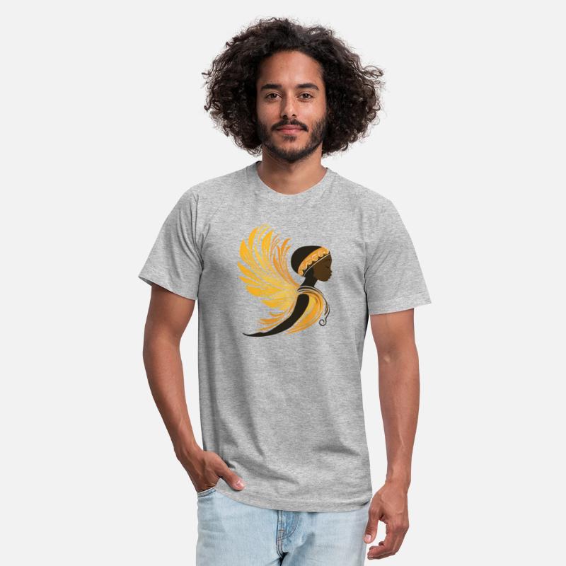 Black Christmas Angel - Golden Winged Angel