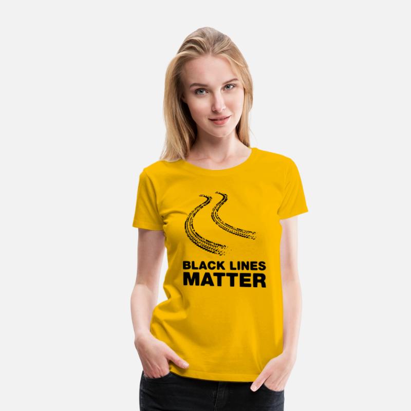 Black lines matter Drifter Driver Petrolhead Gift