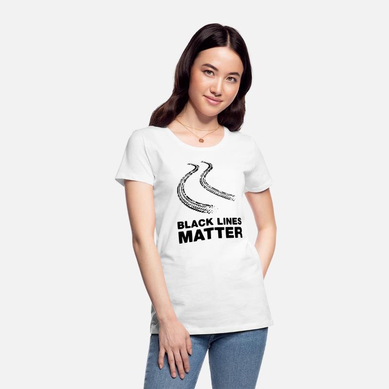 Black lines matter Drifter Driver Petrolhead Gift