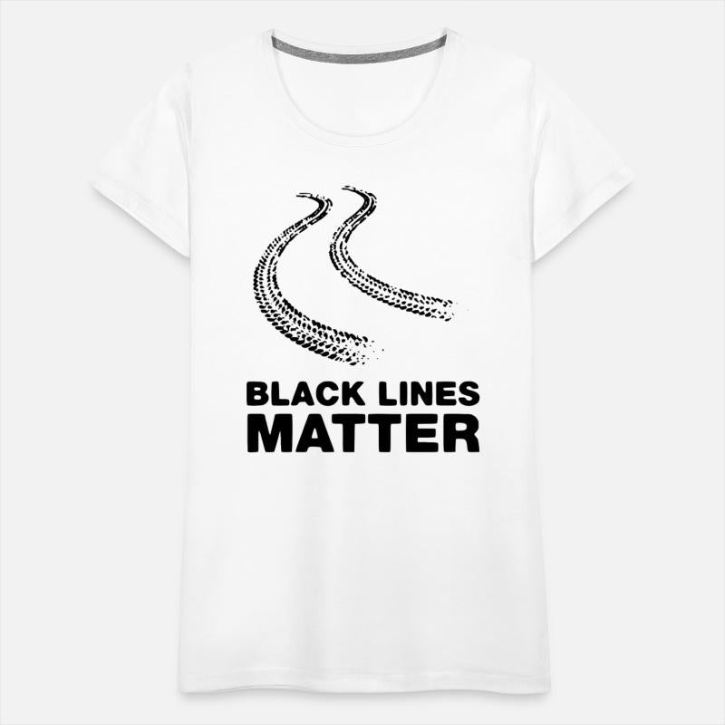 Black lines matter Drifter Driver Petrolhead Gift
