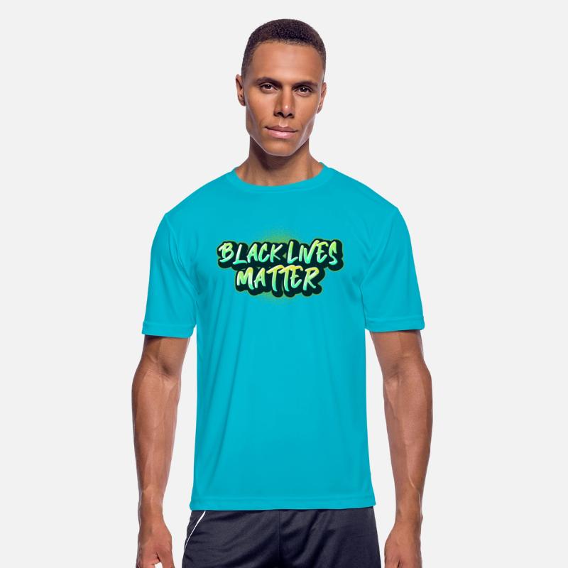 Black Lives Matter Street Art Green Graffiti