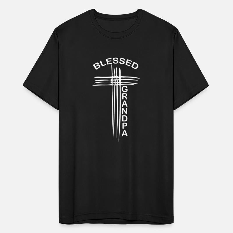 Blessed Grandpa Christian Cross Religious