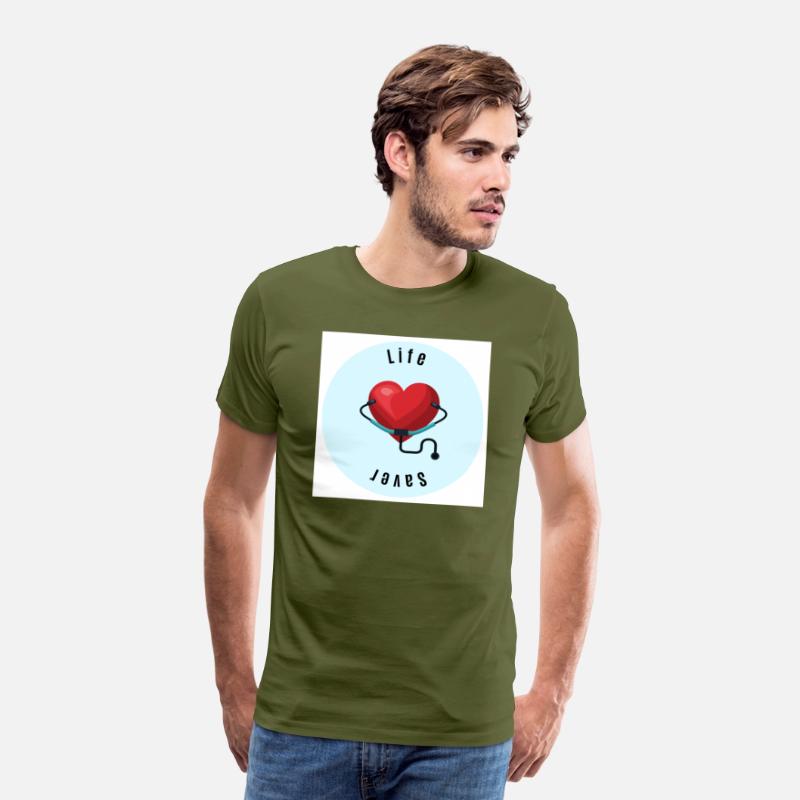 Blue red healing heart saver