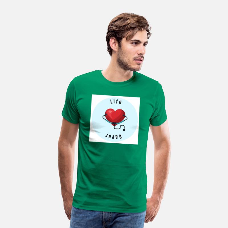 Blue red healing heart saver