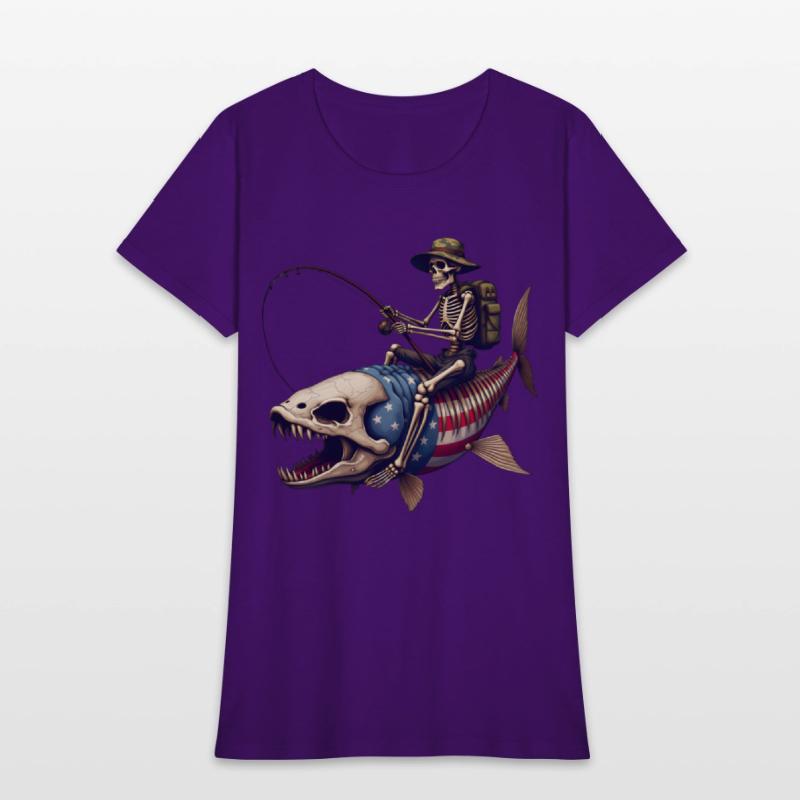 "Bone Fish" - Spooky Fish Skeleton Design