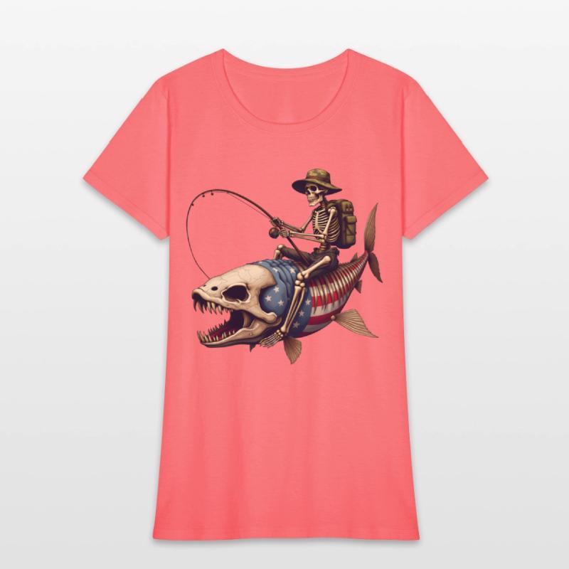 "Bone Fish" - Spooky Fish Skeleton Design