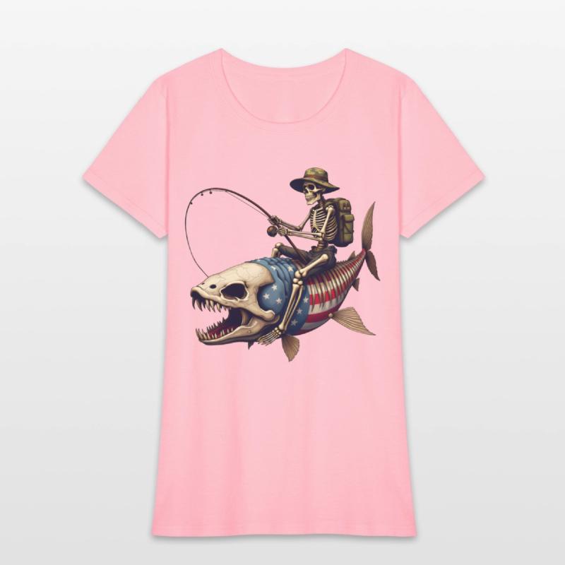 "Bone Fish" - Spooky Fish Skeleton Design