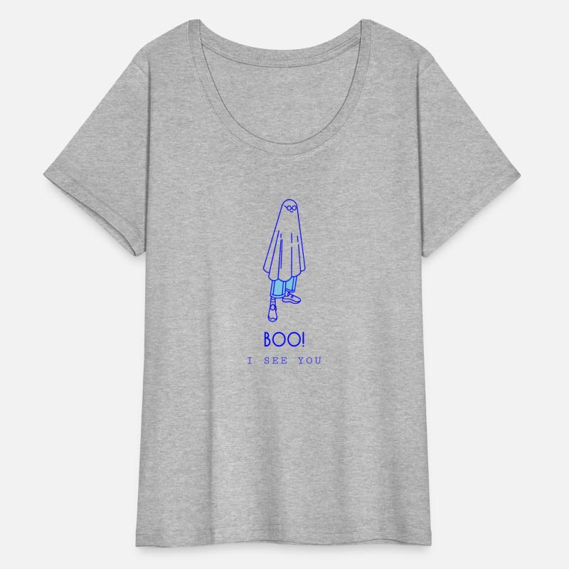 Boo! I see you simple ghost design