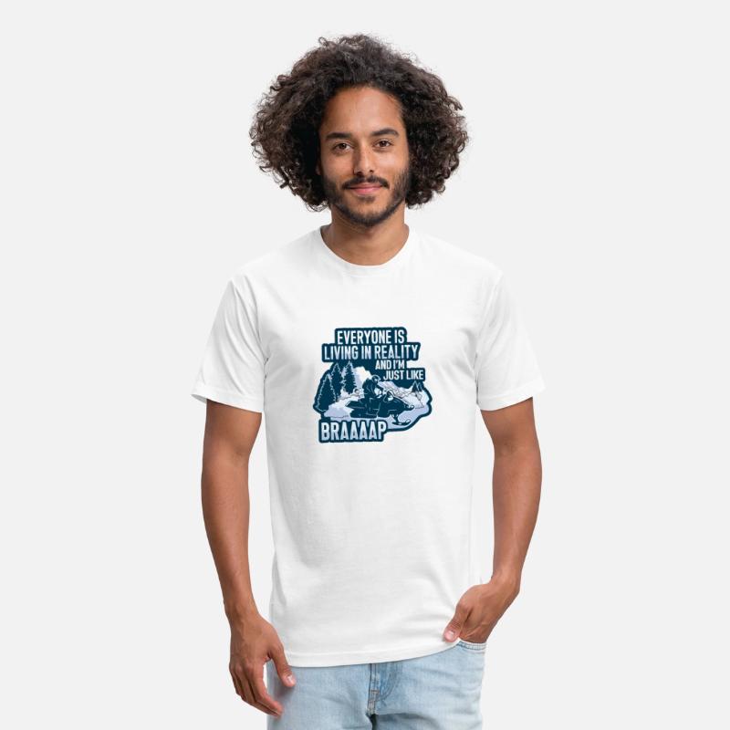 Braaap Snowmobile Rider Trail Snowmobiler