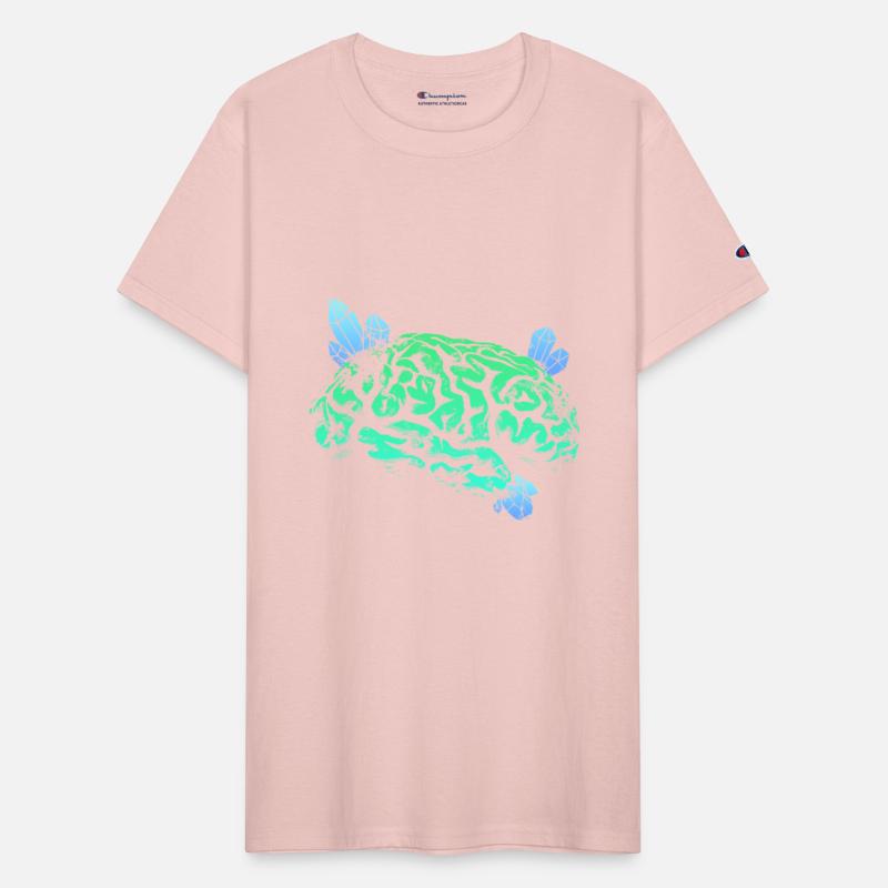 Brain with Crystal - Blue and Green