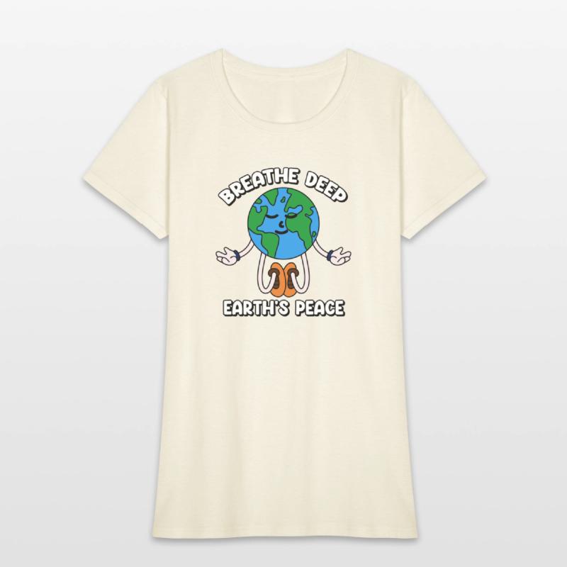 Breathe deep earth's peace