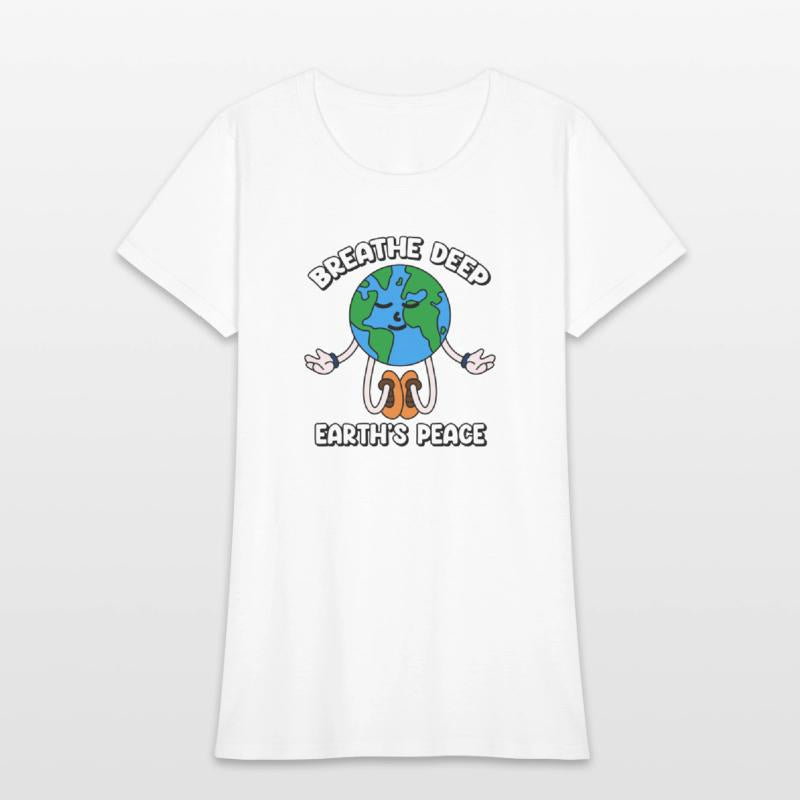 Breathe deep earth's peace