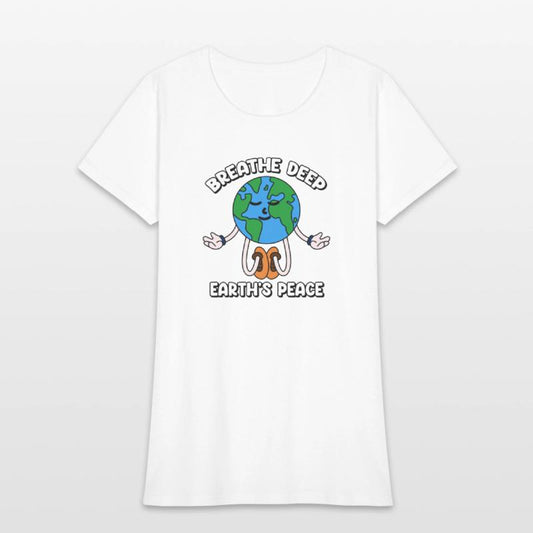 Breathe deep earth's peace