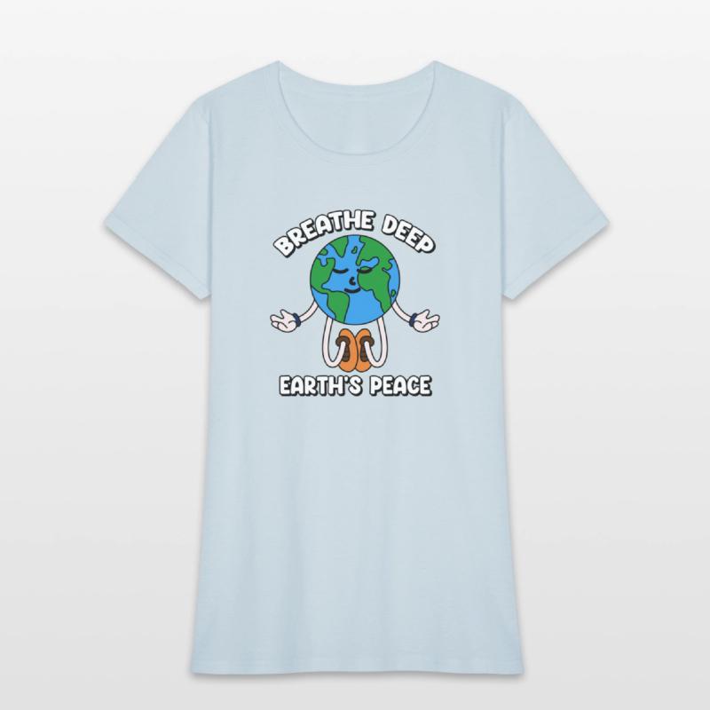 Breathe deep earth's peace