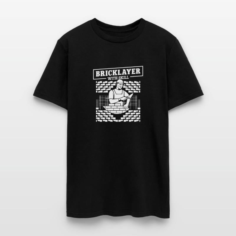 Bricklayer with skill brickie brickmason mason