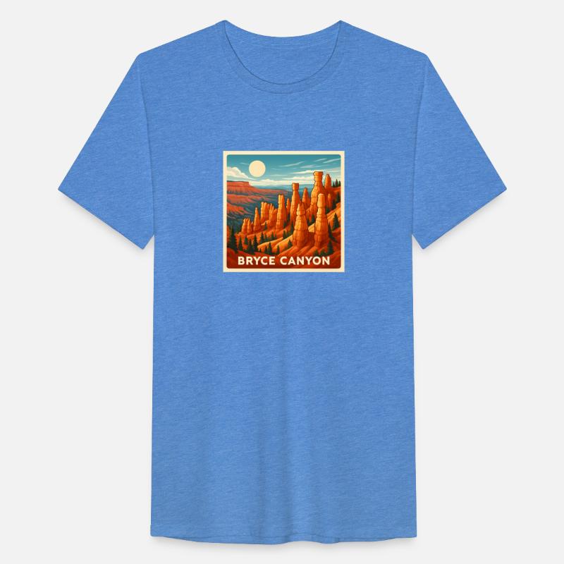 Bryce Canyon retro landscape hiking nature park ba