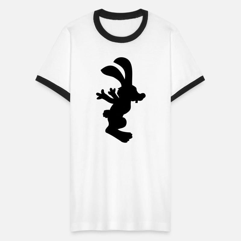 Bunny Jumps Funny Cool Jumping high Fun Silhouette