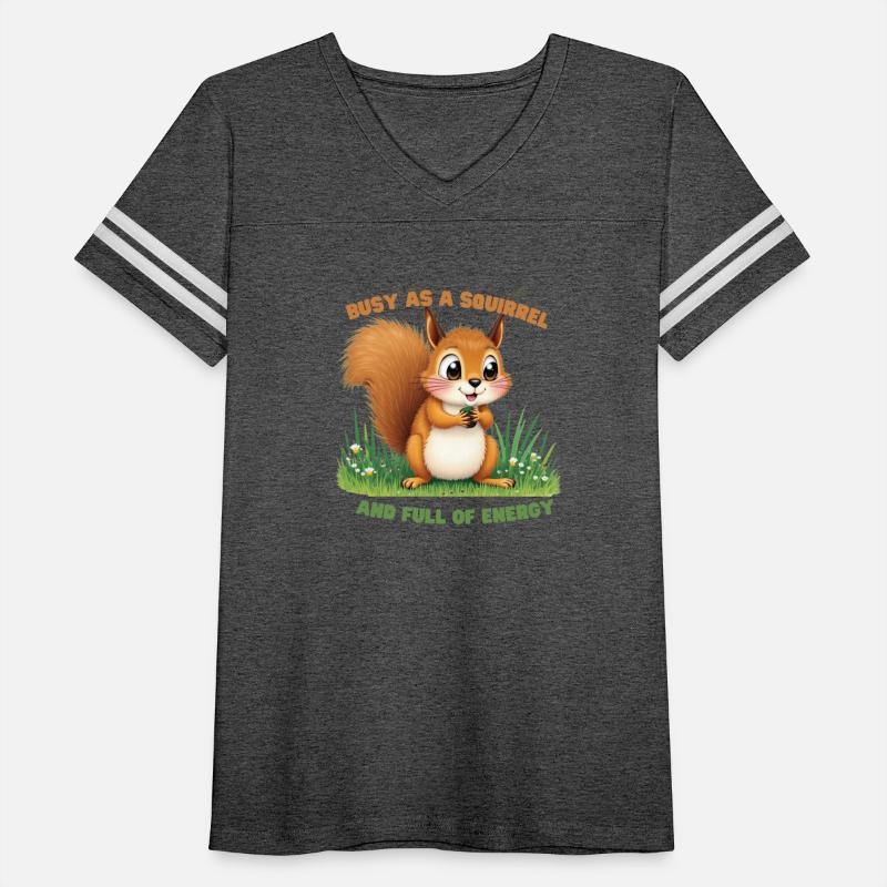 Busy as a squirrel and full of energy