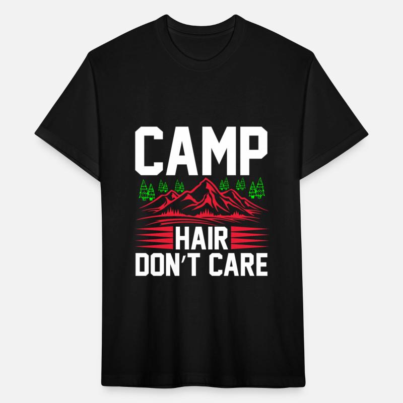 camping hair dont care