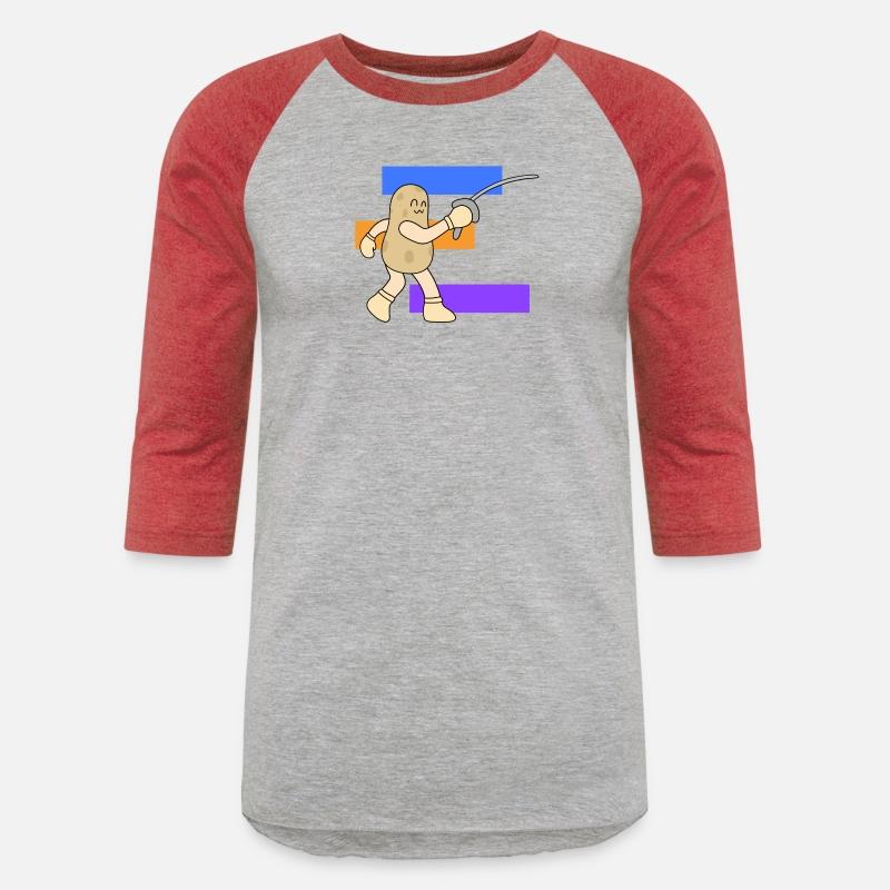 Cartoon potato fencing