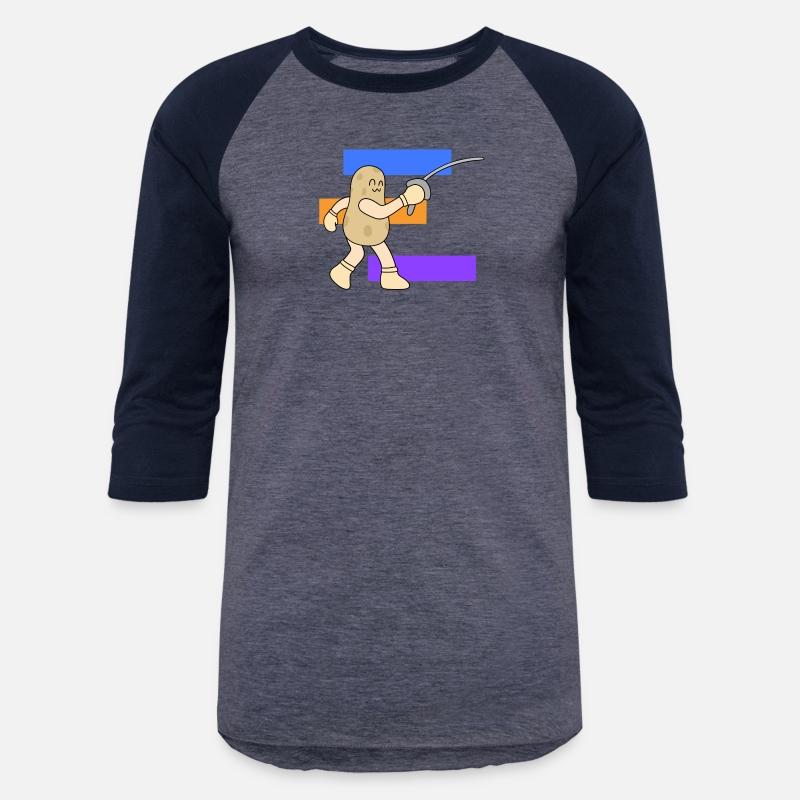 Cartoon potato fencing