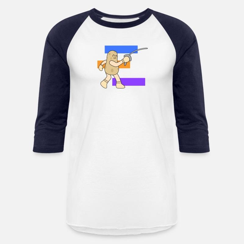 Cartoon potato fencing