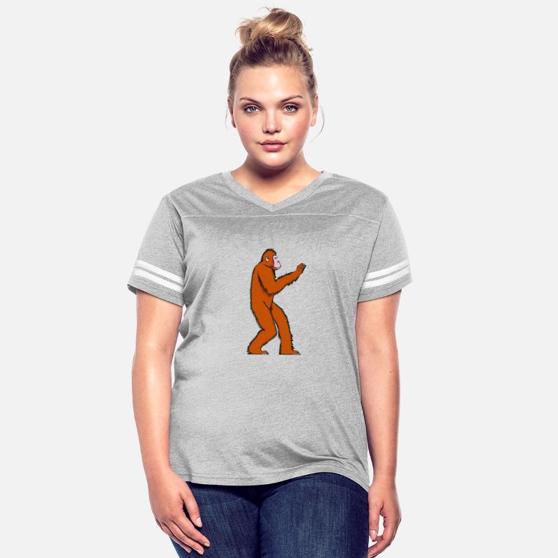 Cartoon Walking Orangutan