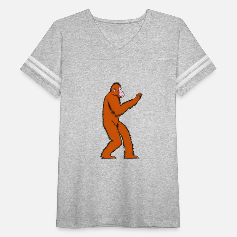 Cartoon Walking Orangutan