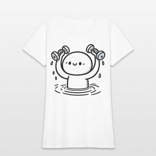 Cartoon Water Aerobics Aqua Aerobics