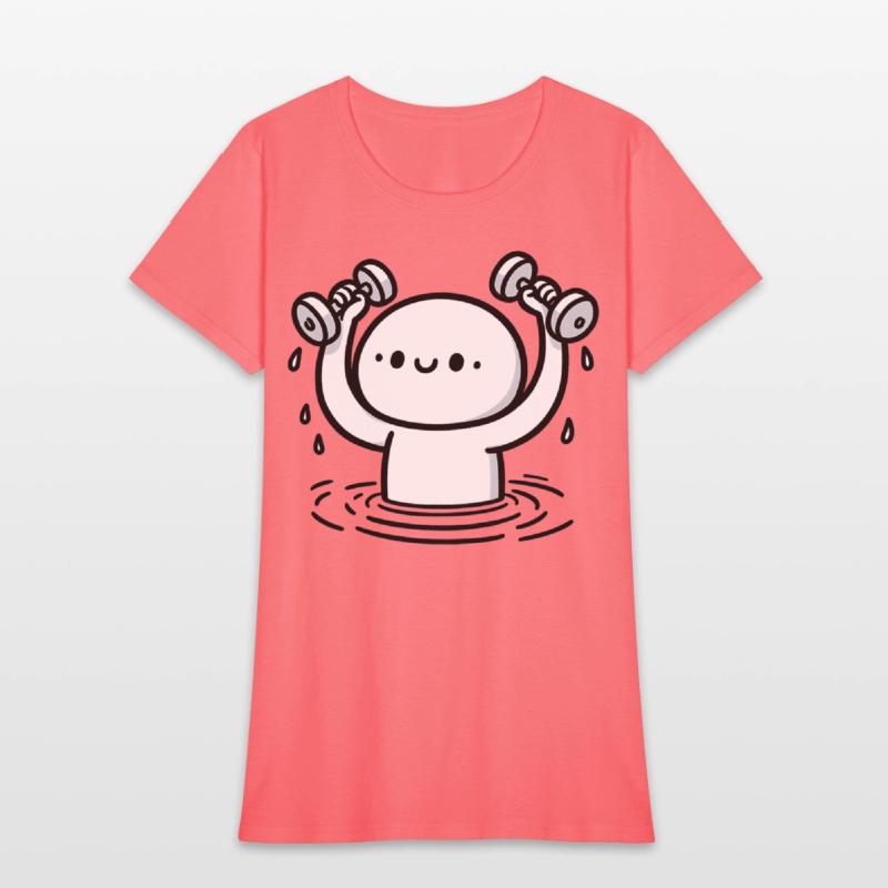 Cartoon Water Aerobics Aqua Aerobics