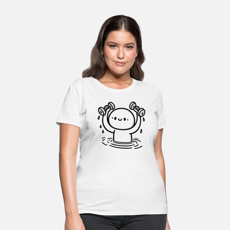 Cartoon Water Aerobics Aqua Aerobics