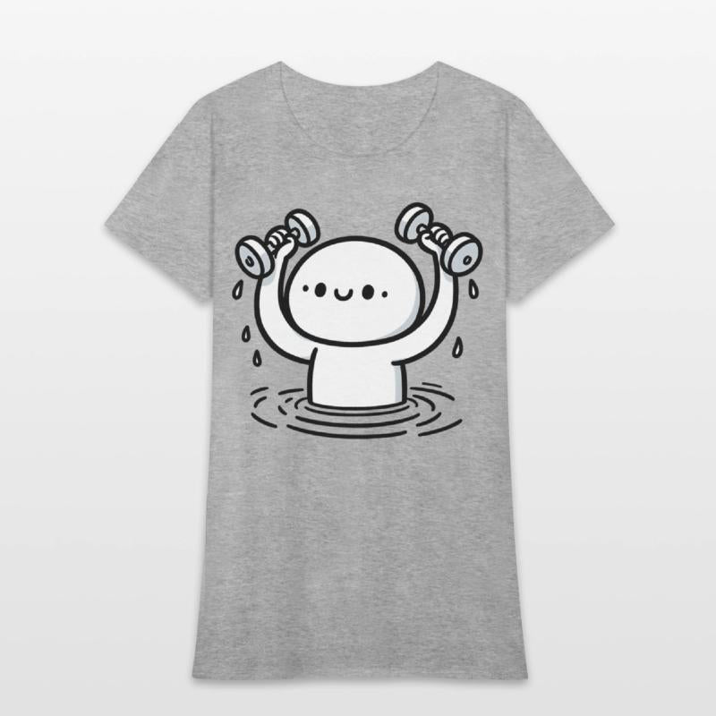 Cartoon Water Aerobics Aqua Aerobics