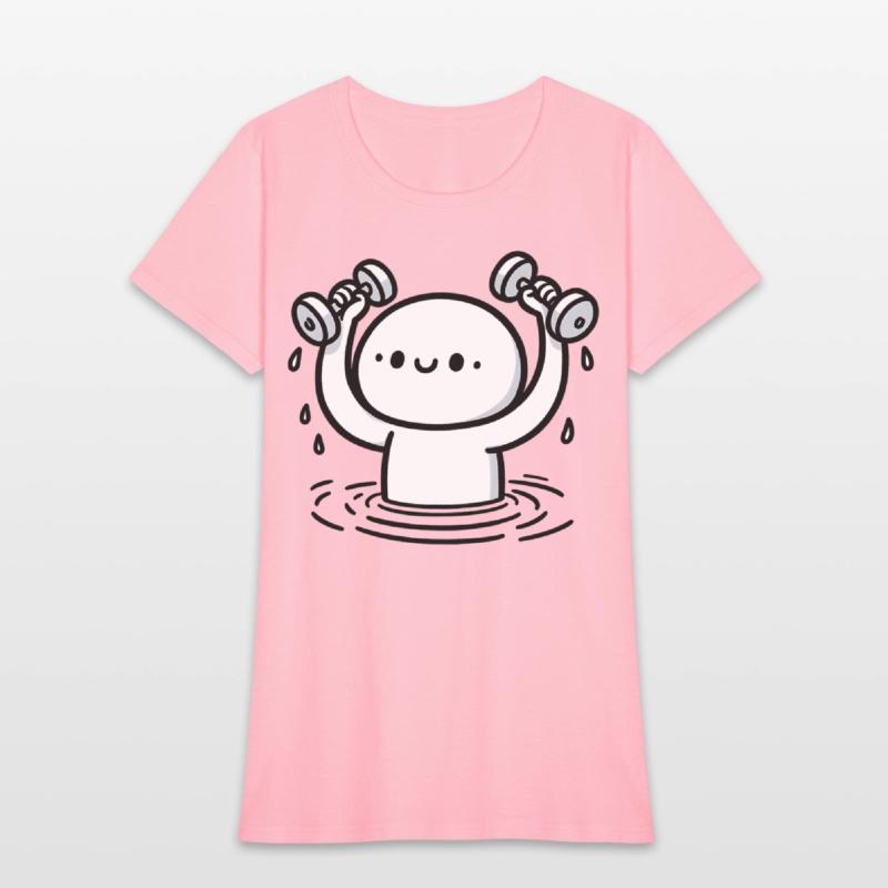 Cartoon Water Aerobics Aqua Aerobics