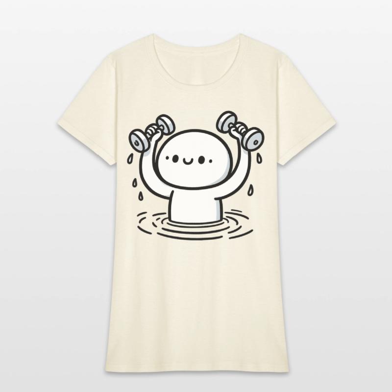 Cartoon Water Aerobics Aqua Aerobics