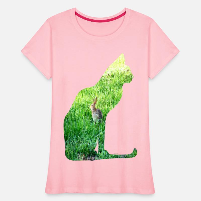 Cat Ate The Rabbit in The Grass