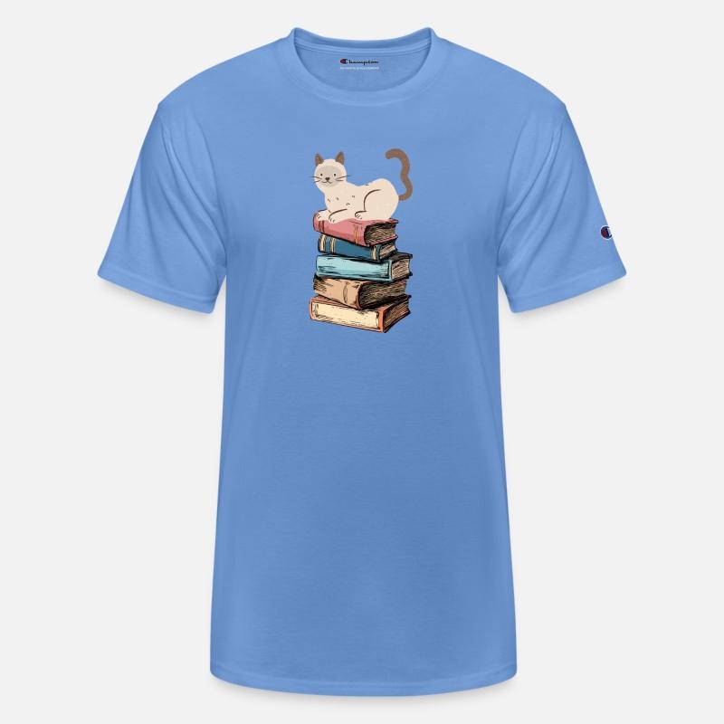 cat knows things , Cat on top of books , cute cat