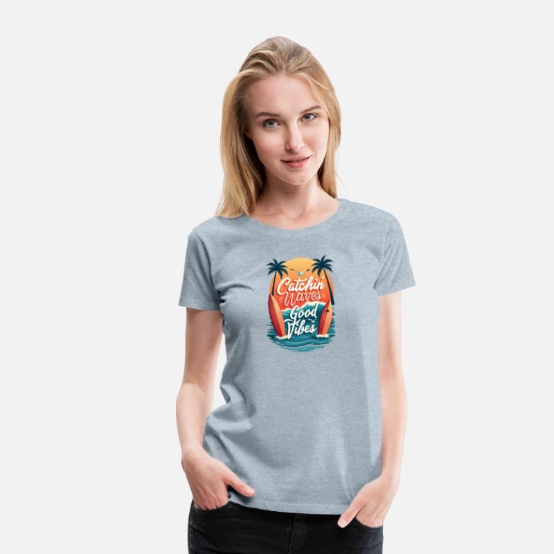 Catchin' Waves Surf Tee