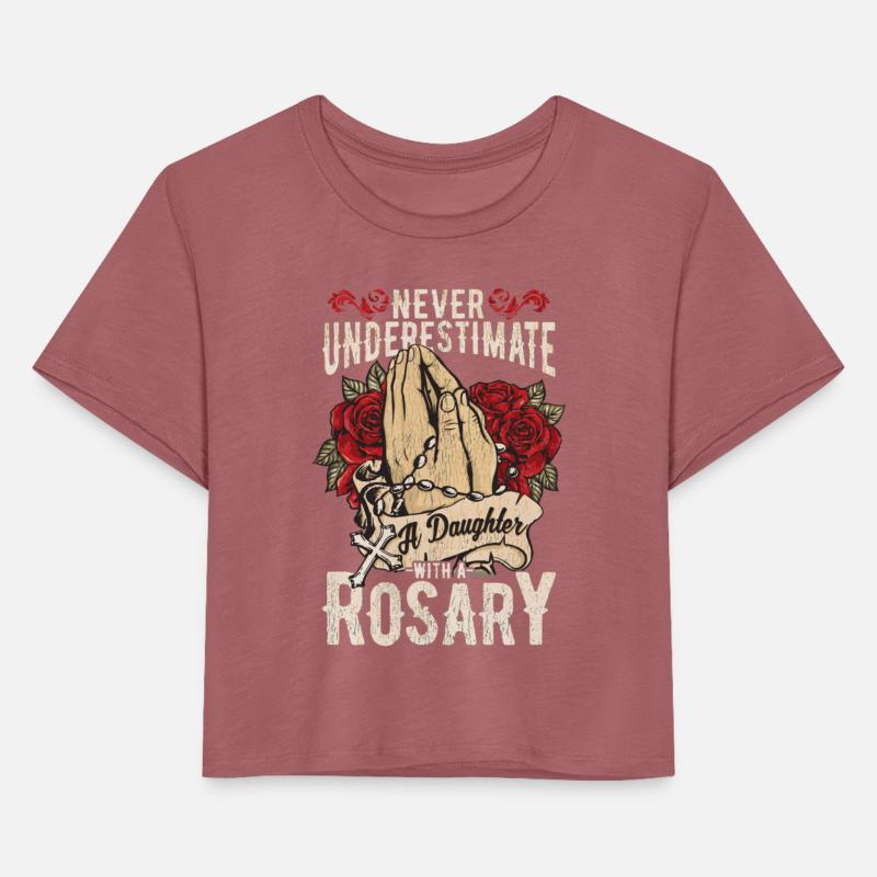 Catholic Rosary T Virgin Mary Idea Christian
