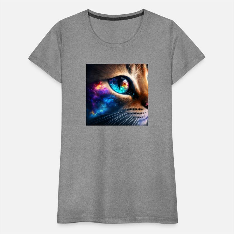 Cats Eyes Colorful in Space Reflections