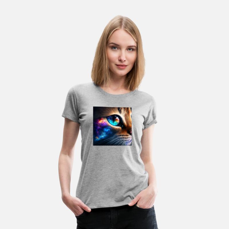 Cats Eyes Colorful in Space Reflections