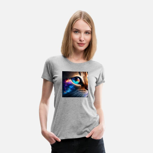 Cats Eyes Colorful in Space Reflections