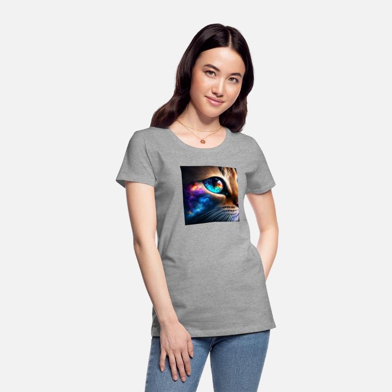 Cats Eyes Colorful in Space Reflections