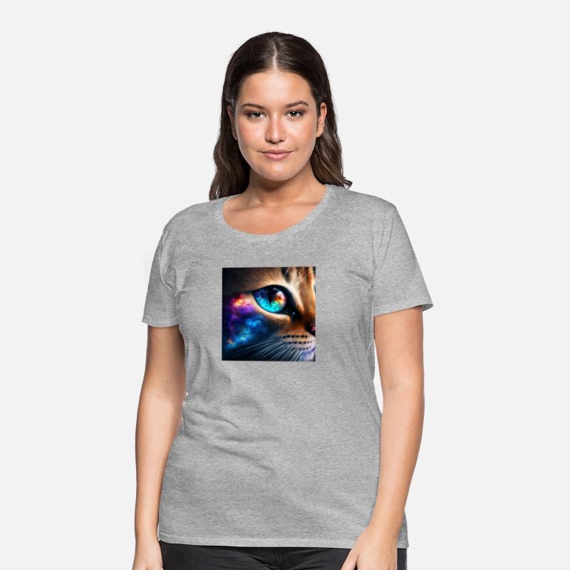 Cats Eyes Colorful in Space Reflections