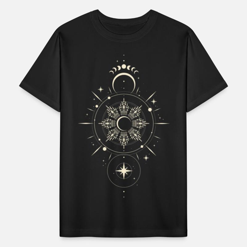 Celestial Mandala Sun and Moon Design