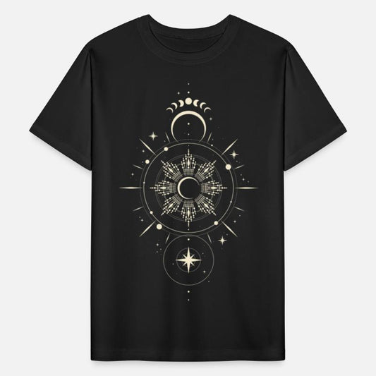 Celestial Mandala Sun and Moon Design