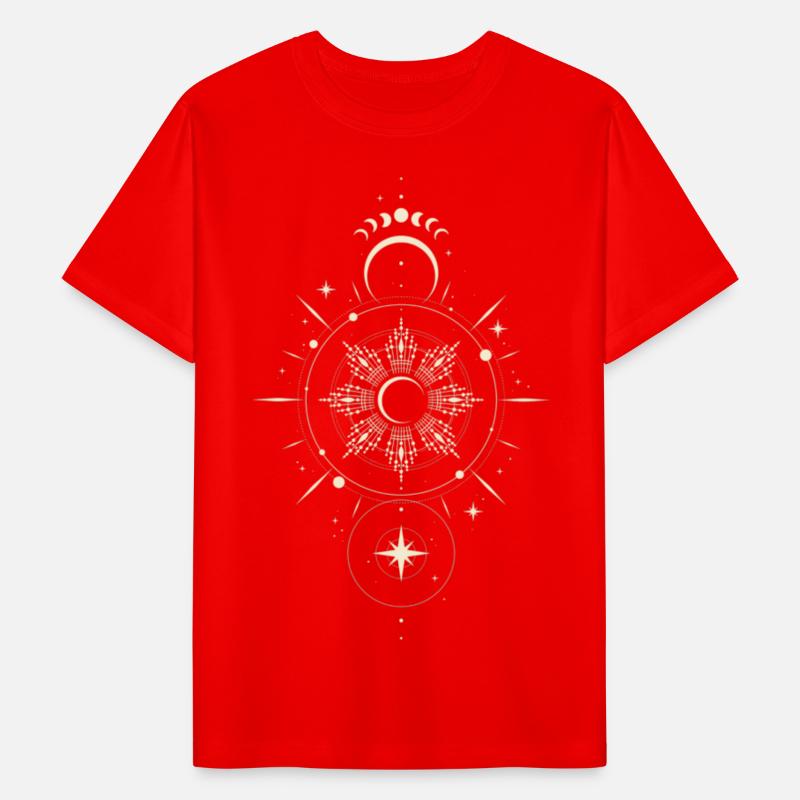 Celestial Mandala Sun and Moon Design
