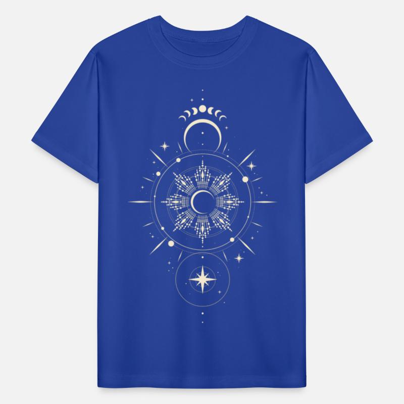 Celestial Mandala Sun and Moon Design