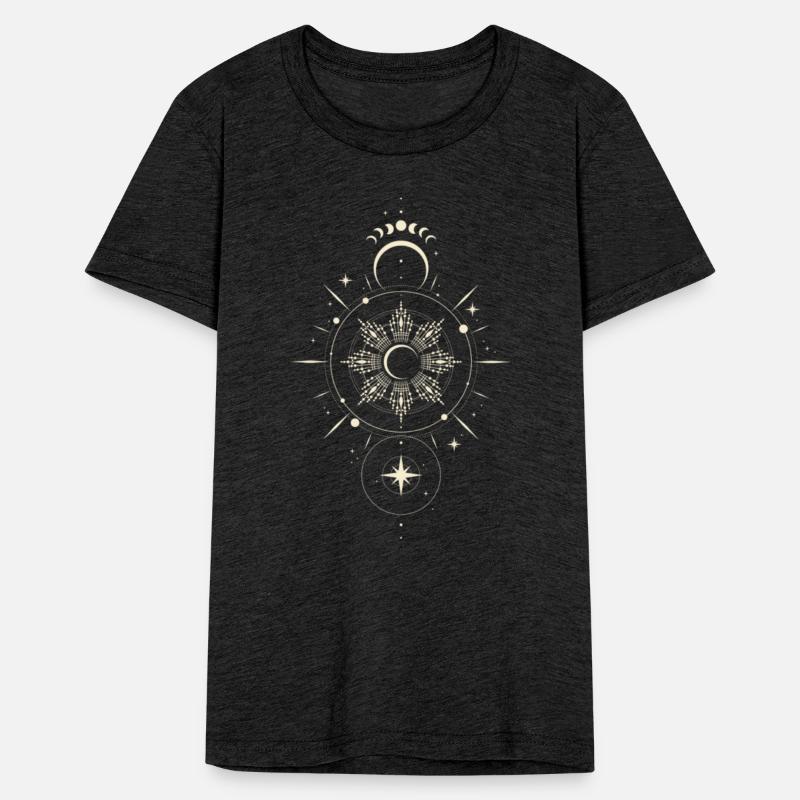 Celestial Mandala Sun and Moon Design