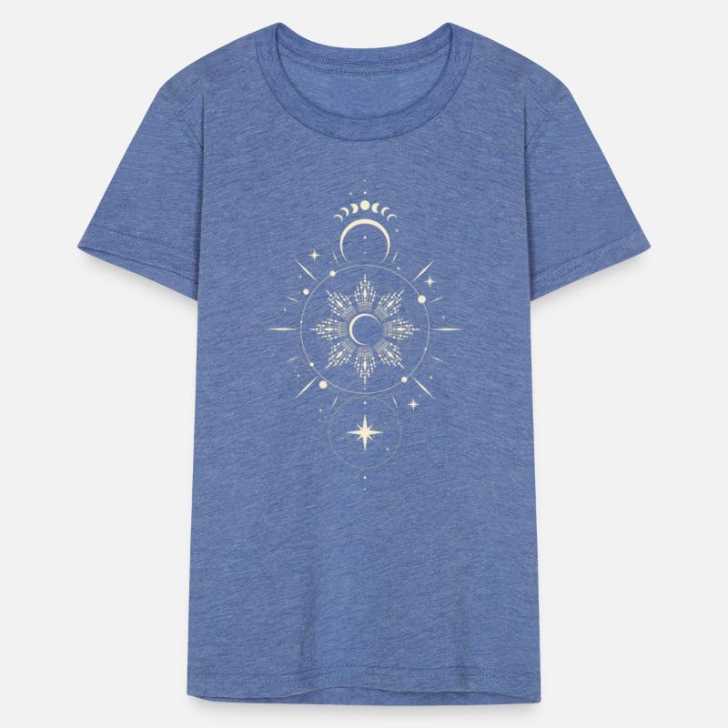 Celestial Mandala Sun and Moon Design