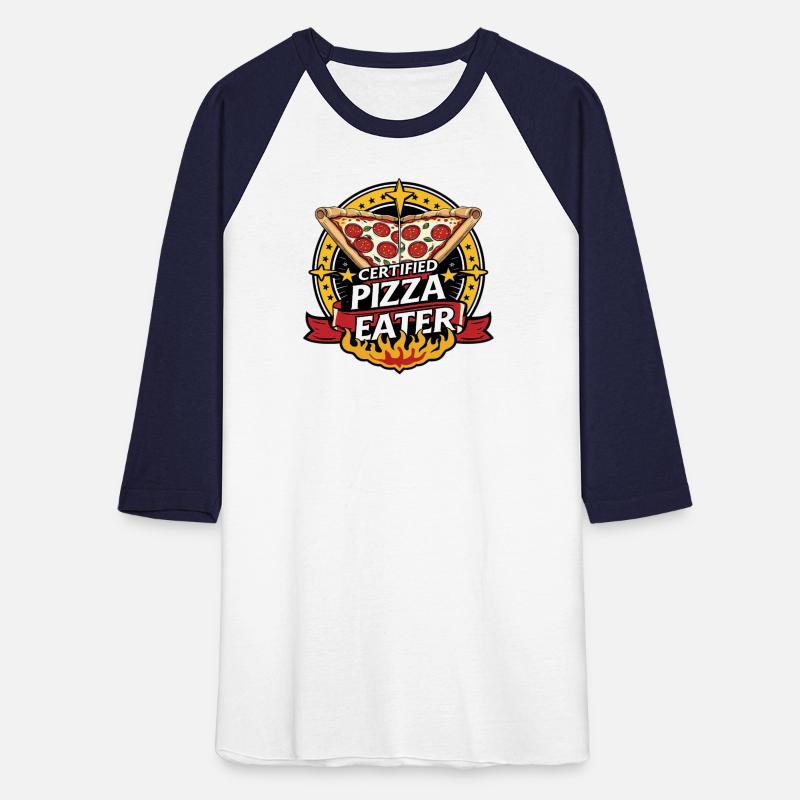 Certified Pizza Eater – Flames,Pizza